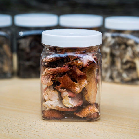 Dried Pink Oyster Mushrooms